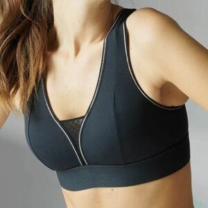 Simone Perele NWT Harmony Medium Impact Wireless Sports Bra Black